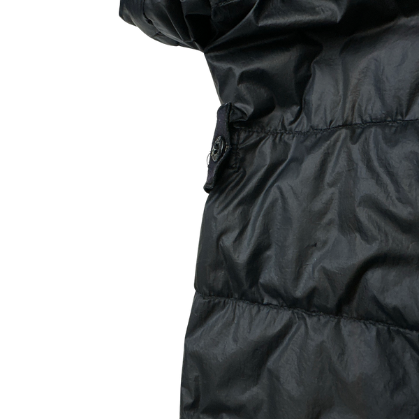 Stone Island Navy Garment Dyed Puffer Jacket - Small