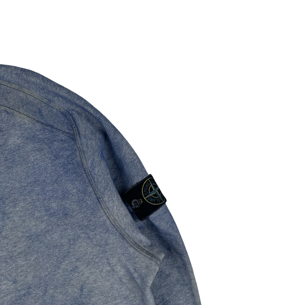 Stone Island 2020 Blue Dust Treatment Cotton Sweatshirt - XL
