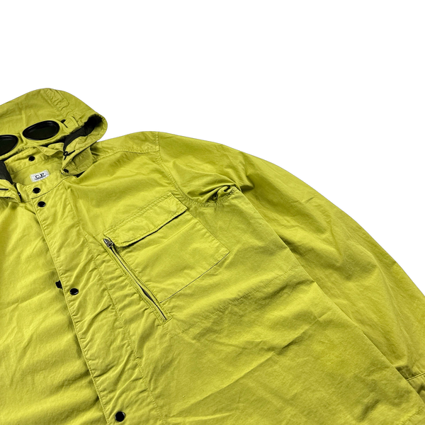 CP Company 50 Fili Green Goggle Jacket - Large