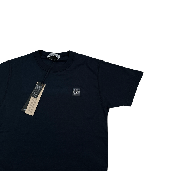 Stone Island 2024 Navy Cotton T-Shirt - Medium