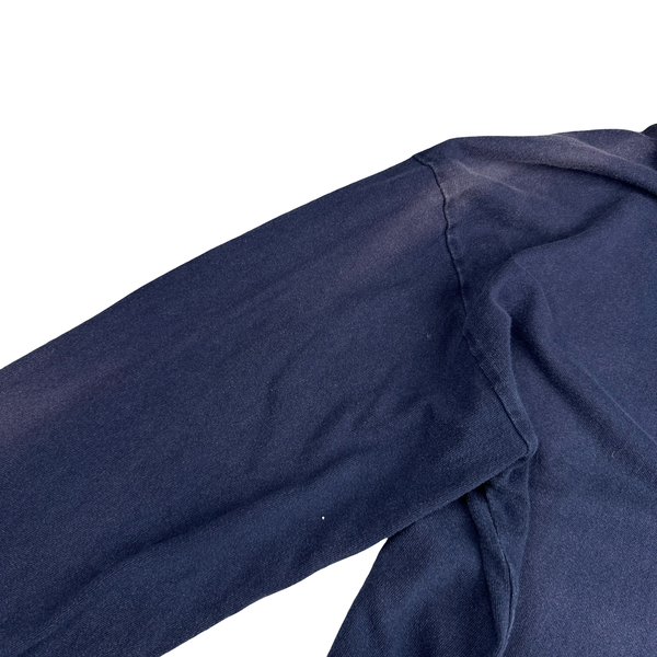 Stone Island Marina 1995 Vintage Cotton Long Sleeve Polo Shirt - XL