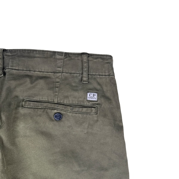 CP Company Khaki Ergonomic Fit Cargo Trousers - 30”