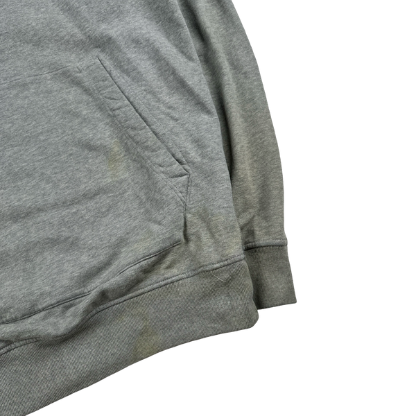 Stone Island 2022 Grey Pullover Cotton Hoodie - XXL