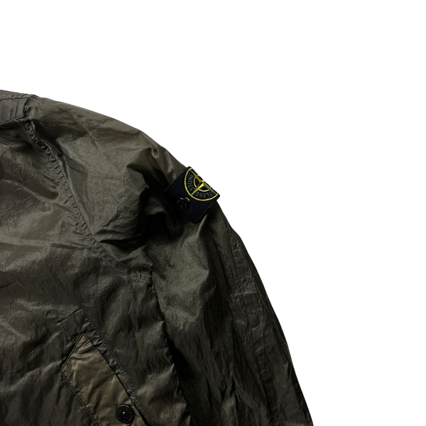 Stone Island 2006 Khaki Paul Harvey Lightweight Nylon Jacket - Large