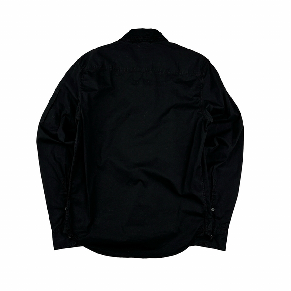 CP Company Black Cotton Overshirt - XS