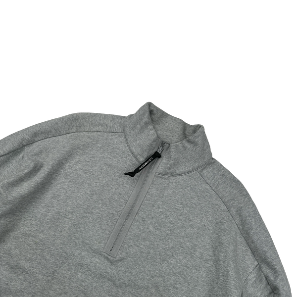 CP Company Grey Quarter Zip Lens Viewer Pullover - XXL