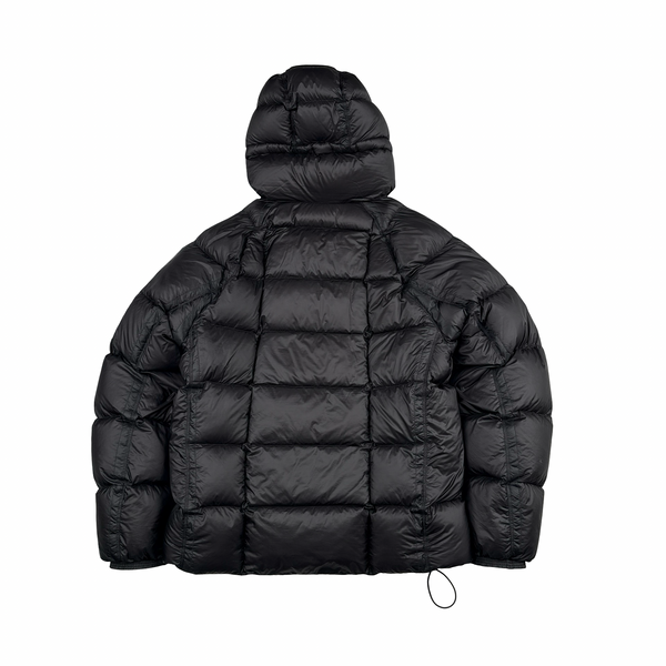 CP Company Black Down Filled DD Shell Lens Viewer Puffer Jacket - XL