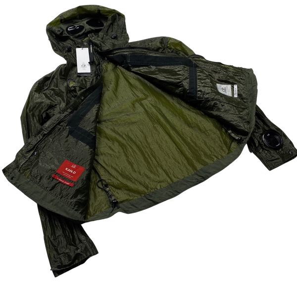 P Company Dark Green 500 Miglia La Mille Kan D Jacket - Large