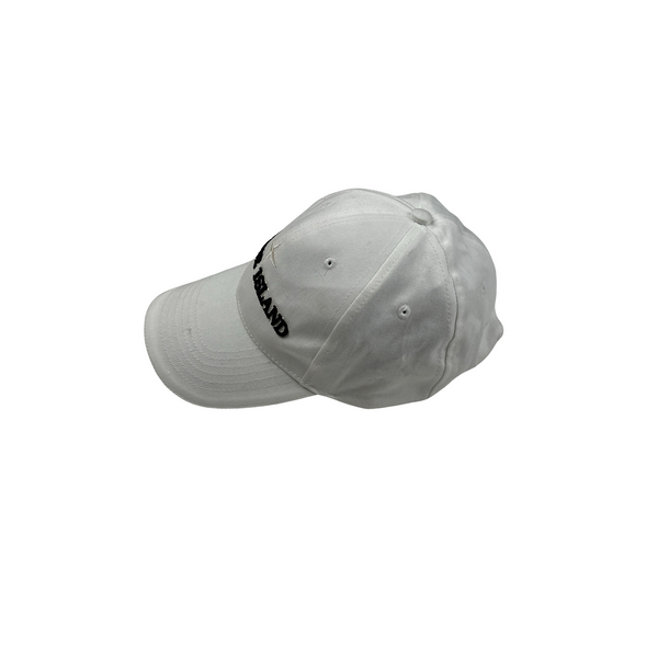 Stone Island 2008 Centre Spellout White Cap - Large