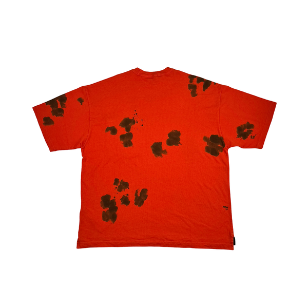 Stone Island 2023 Red Hand Colouring Cotton Top - Large - XL