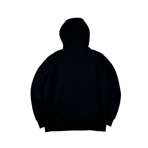 CP Company Black Pullover Lens View Hoodie - Large