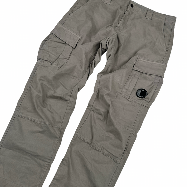 CP Company Beige Stretch Ergonomic Fit Cargo Trousers - XXL