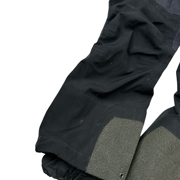 Arcteryx Black Goretex Full Leg Zip Ski Overalls - Small