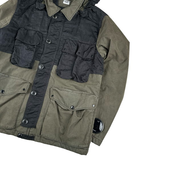 CP Company 50 Fili Multi Pocket Watch View Finder Goggle Jacket - Large