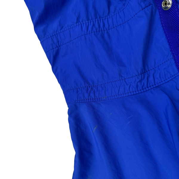 CP Company Blue Fishtail Nylon Parka Jacket - Large