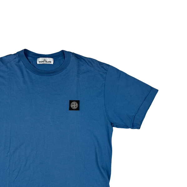 Stone Island 2020 Blue Cotton T Shirt - Medium