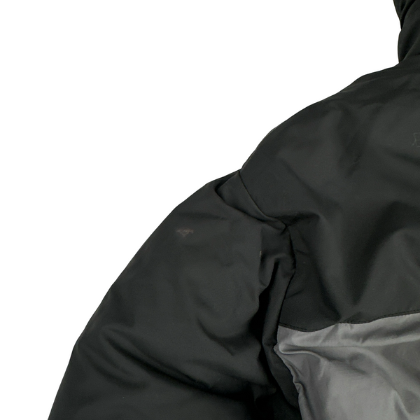 North Face Grey Summit Series Down Hooded Puffer Jacket - Small