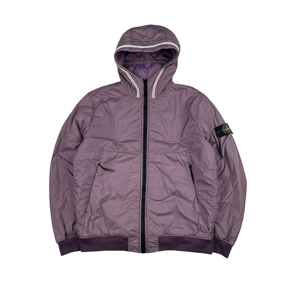 Stone Island 2020 Lavender Garment Dyed Primaloft TC Jacket - XL