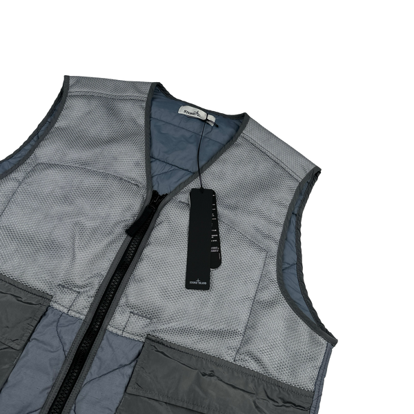 Stone Island 2021 Modified Panama 6/3 HT Nylon Primaloft TC Gilet - Medium