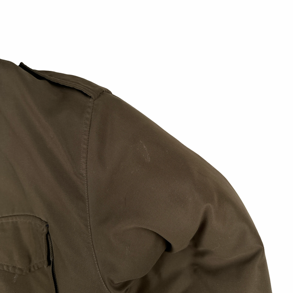 CP Company 1998 Brown Multi Pocket Nylon Blend Jacket - Large