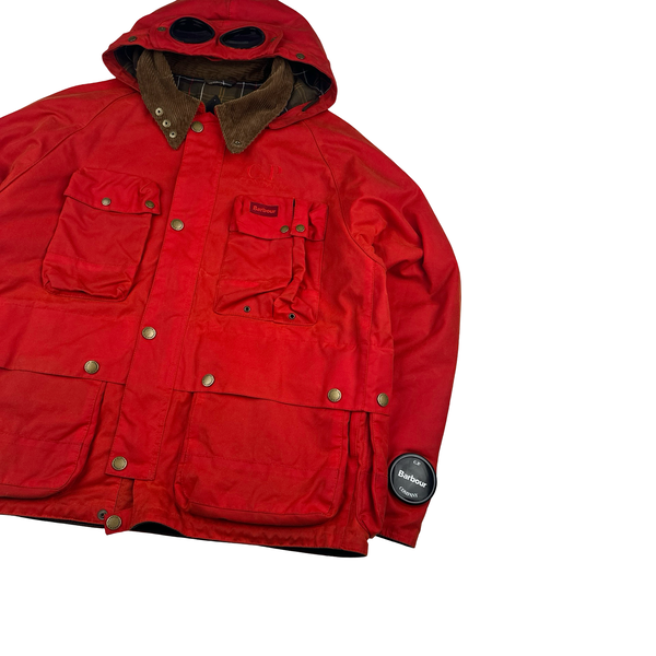 CP Company x Barbour Multi Pocket Creed 500 Mille Waxed Jacket - XL