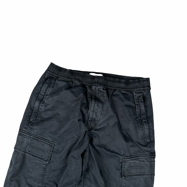 Stone Island 2021 Black RE T Cargo Trousers - 34”
