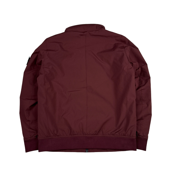 Stone Island 2019 Burgundy Soft Shell R Primaloft Jacket - Medium