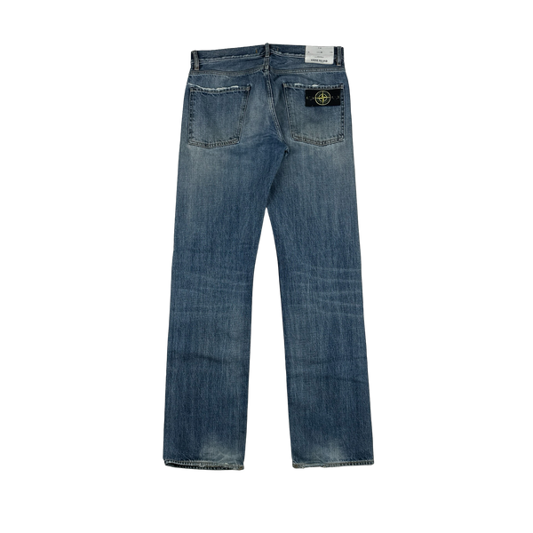 Stone Island 2011 RE Light Wash Denim Jeans - 32"