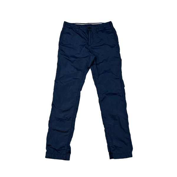 Stone Island 2019 Blue SI PA/PL Seersucker-TC Blazer Trousers Suit - Medium