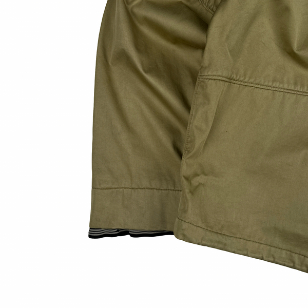 Stone Island 2004 Beige Raso Floccato Riot Mask Sniper Jacket - Medium