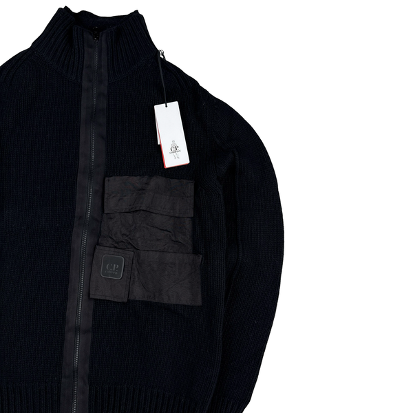 CP Company Heavyweight Zipped Knit Metropolis Jumper - Large