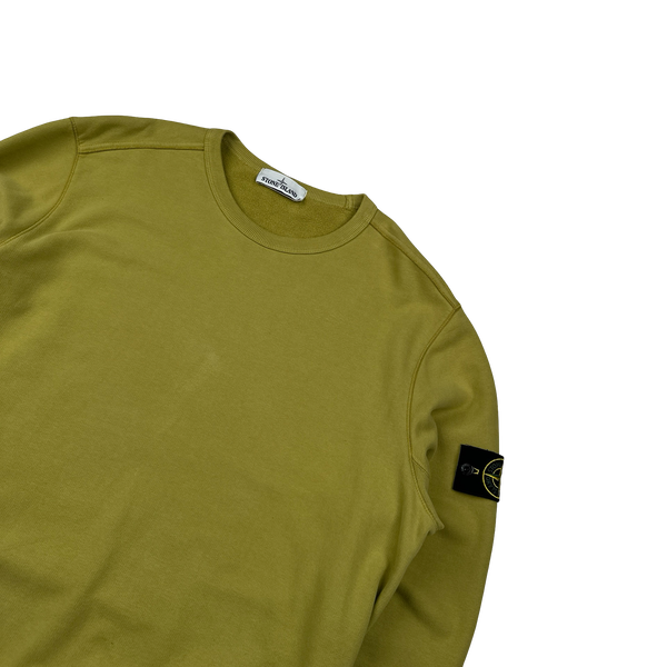 Stone Island 2019 Green Cotton Crewneck Sweatshirt - XXL