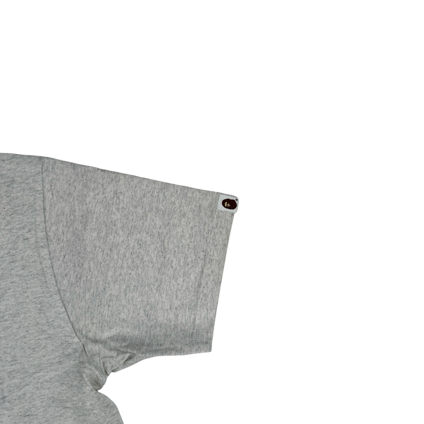 BAPE Spellout Camo Grey T Shirt -  Medium