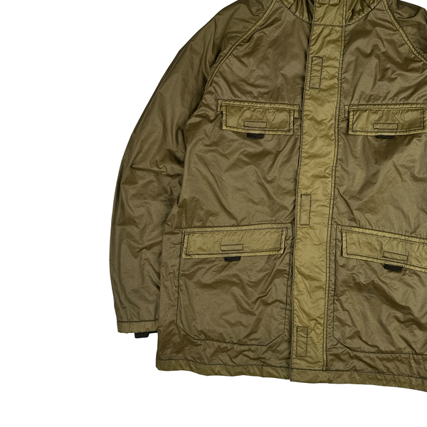 Stone Island 2018 Brown Lamy Flock Multipocket Jacket - Medium