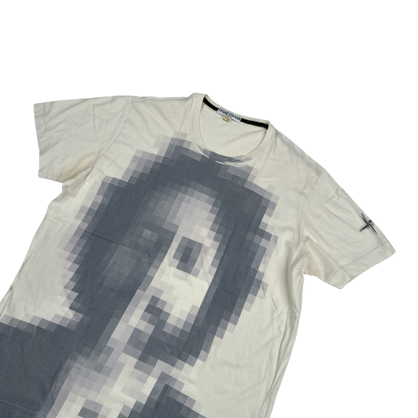 Stone Island 2010 Rare Archive Cotton Graphic T Shirt - XL