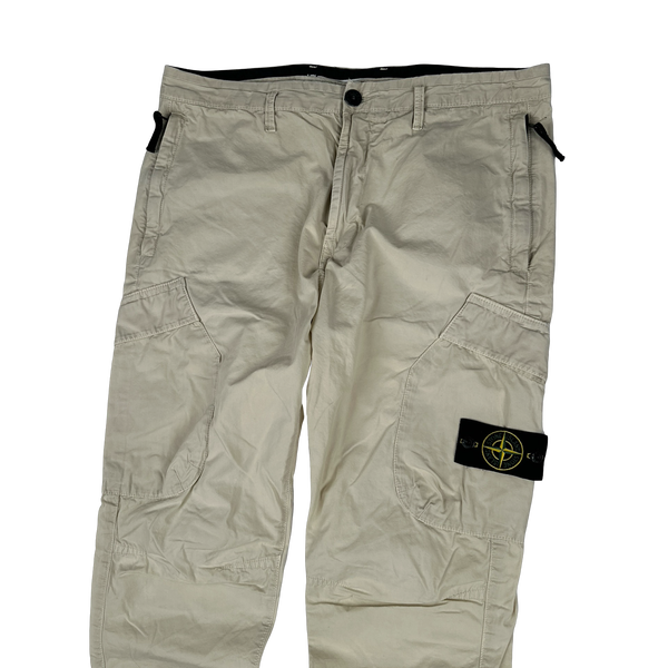 Stone Island 2018 Beige RE T Fit Cargo Trousers - Medium