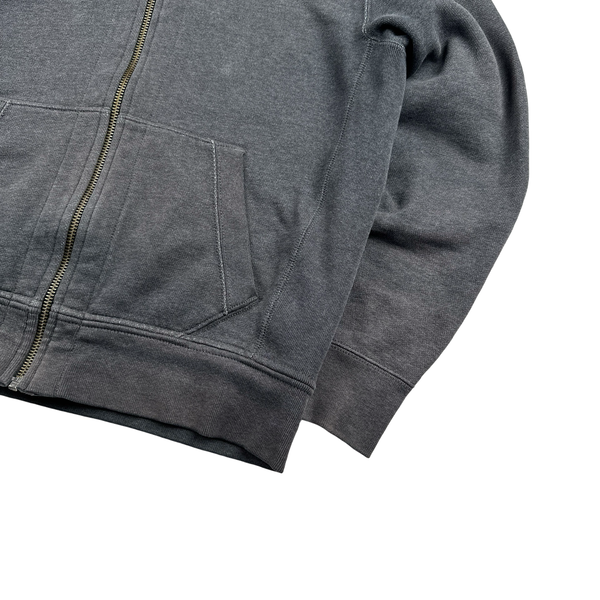 Ralph Lauren Dark Grey Zipped Hoodie Tracksuit Set - Medium