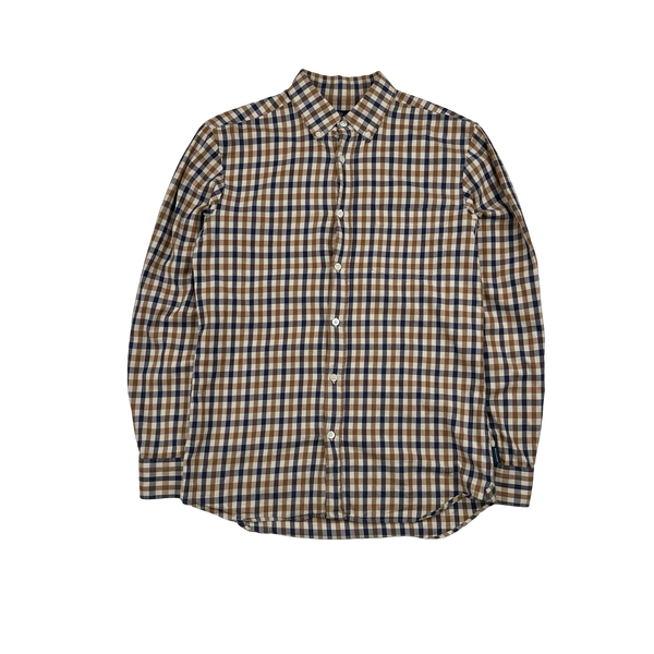 Aquascutum Classic Nova Checked Shirt - Small