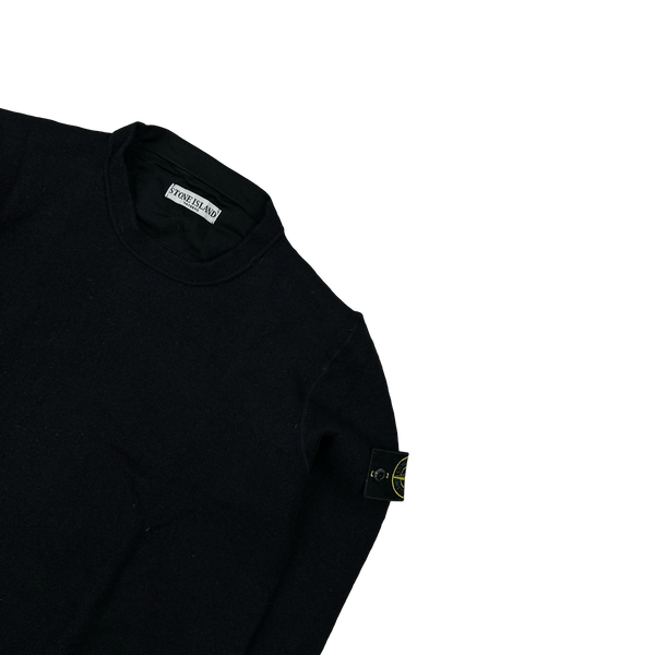 Stone Island 2009 Black Wool Jumper - XS