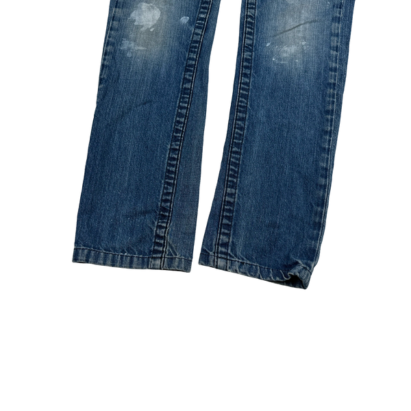 True Religion Skinny Contrast Stitch Horseshoe Denim Jeans - 27"