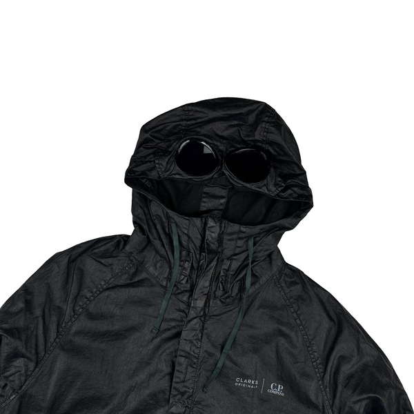 CP Company x Clarks Originals Black Goggle Jacket - Small