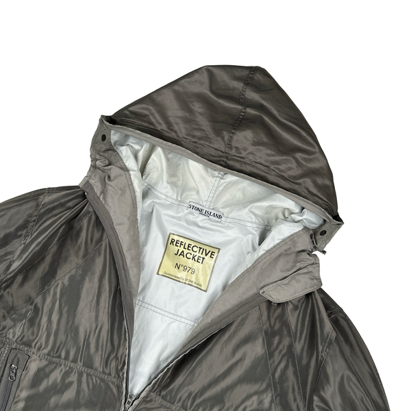 Stone Island 2006 Reflective Mesh Reflective Jacket - XXL