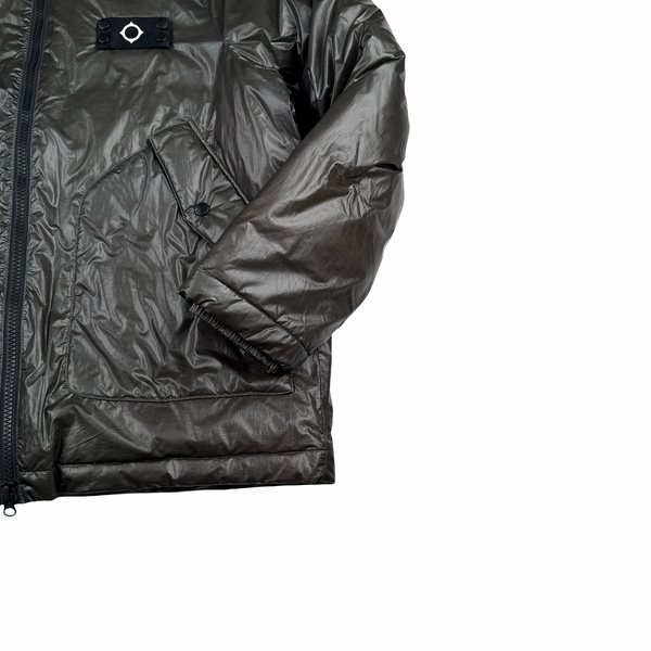 Ma Strum Grey Heat Reactive Ice Puffer Jacket - Medium