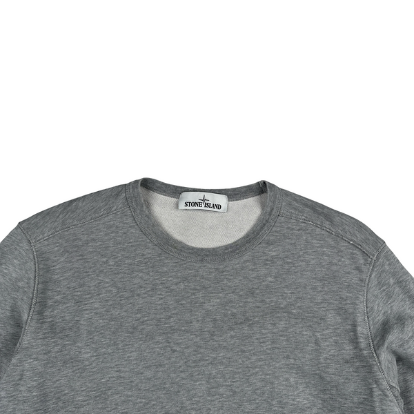 Stone Island 2019 Grey Crewneck Sweatshirt - Small
