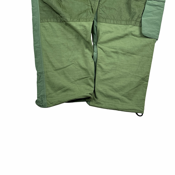 Stone Island 2023 Loose Fit Cargos Green Twill TC Trousers - Small & Medium