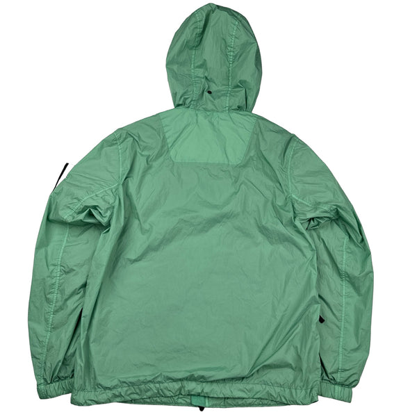 Stone Island 2024 Green Crinkle Reps R-NY Jacket - Medium