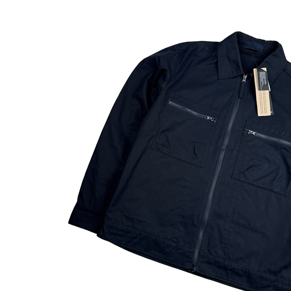 Stone Island 2024 Navy O-Ventile Ghost Piece Overshirt - Large