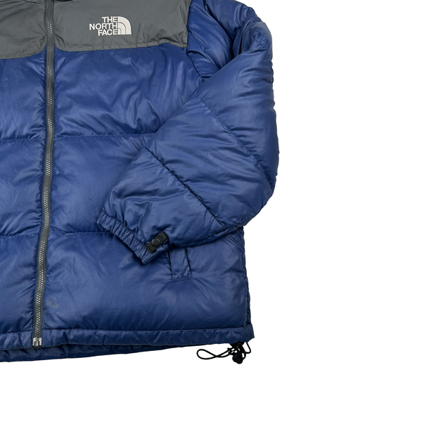 North Face 700 Down Filled Blue & Grey Summit Series Puffer Jacket - Large