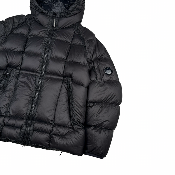CP Company Black Down Filled DD Shell Lens View Puffer Jacket - XXL