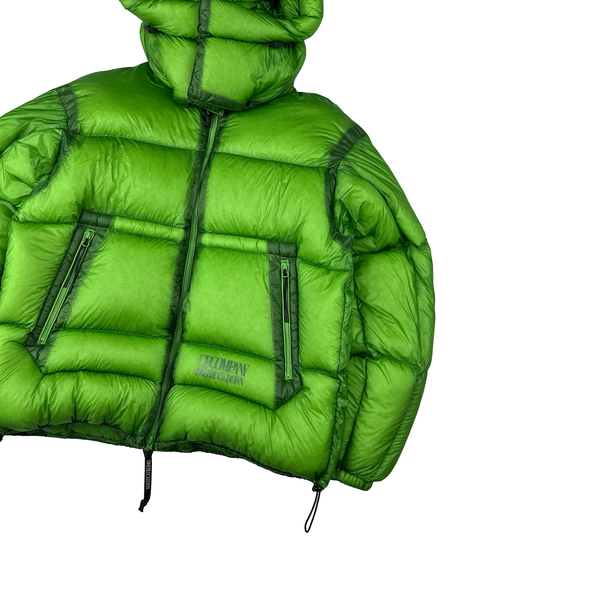 CP Company x One Block Down Green D D Shell Puffer Jacket - Small